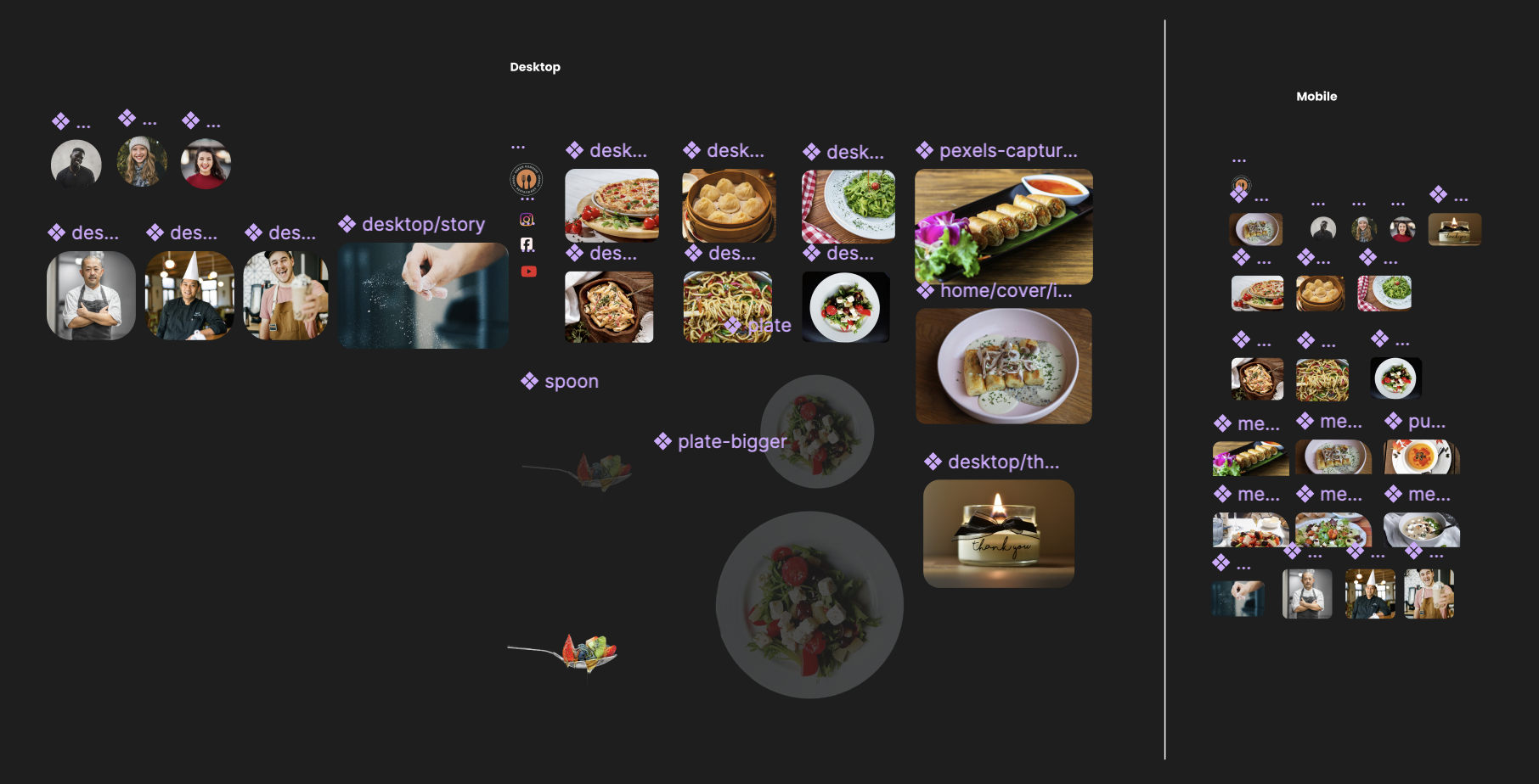 Website design layout